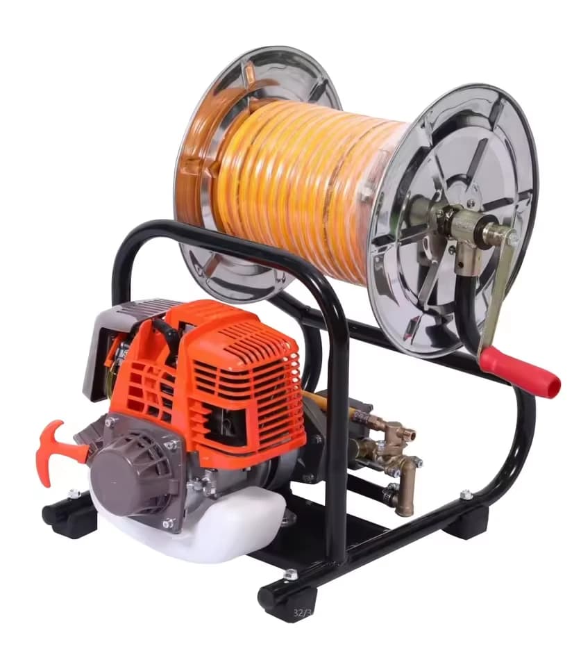 mushini reel knapsack power sprayer